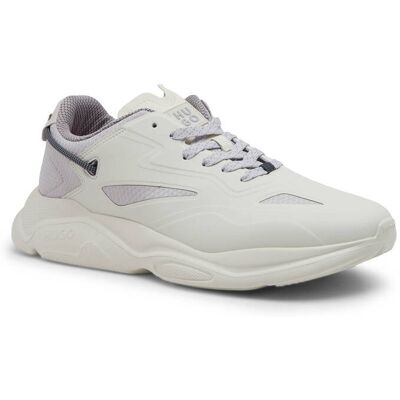 HUGO Sneakersy Leon Runn ecru 41 HUGO Sneakersy Leon Runn ecru 41