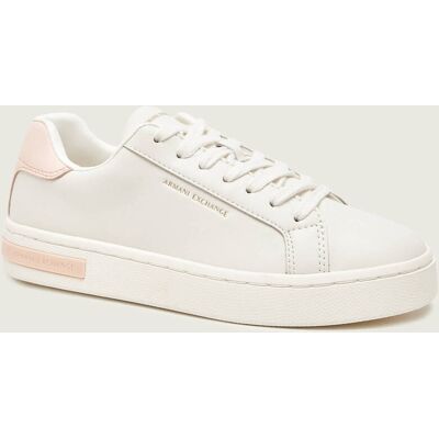 Giorgio Armani Exchange Skórzane sneakersy biały 37 Giorgio Armani Exchange Skórzane sneakersy biały 37