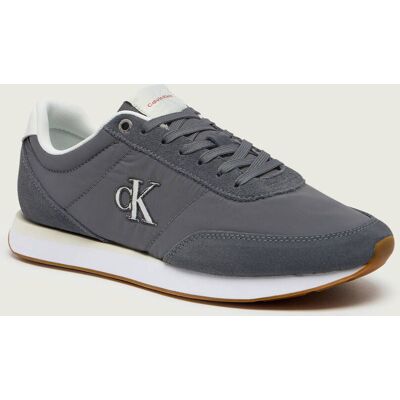Calvin Klein Sneakersy RETRO zamsz szary 41 Calvin Klein Sneakersy RETRO zamsz szary 41