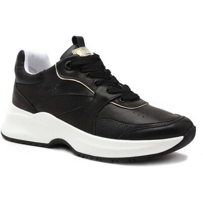 Liu Jo Skórzane sneakersy LILY 08 czarny 36 Liu Jo Skórzane sneakersy LILY 08 czarny 36
