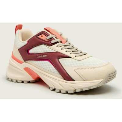 Calvin Klein Sneakersy HIKE RUN ecru 37 Calvin Klein Sneakersy HIKE RUN ecru 37