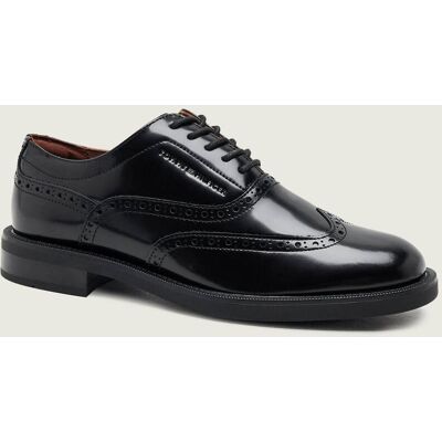 Tommy Hilfiger Skórzane brogsy Abrasivato czarny 40 Tommy Hilfiger Skórzane brogsy Abrasivato czarny 40