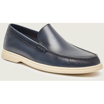 Boss BLACK Skórzane mokasyny Sienne granatowy 44 Boss BLACK Skórzane mokasyny Sienne granatowy 44