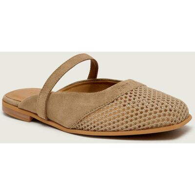 INUIKII Mule LAZY zamsz beżowy 39 INUIKII Mule LAZY zamsz beżowy 39