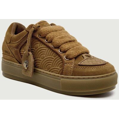 Kurt Geiger Sneakersy SOUTHBANK TAG zamsz camel 40 Kurt Geiger Sneakersy SOUTHBANK TAG zamsz camel 40