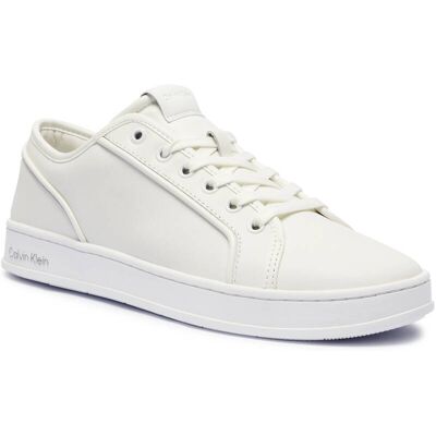 Calvin Klein Skórzane sneakersy biały 44 Calvin Klein Skórzane sneakersy biały 44