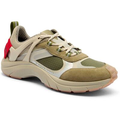 HUGO Sneakersy GO2_merp z dodatkiem skóry zielony 41 HUGO Sneakersy GO2_merp z dodatkiem skóry zielony 41