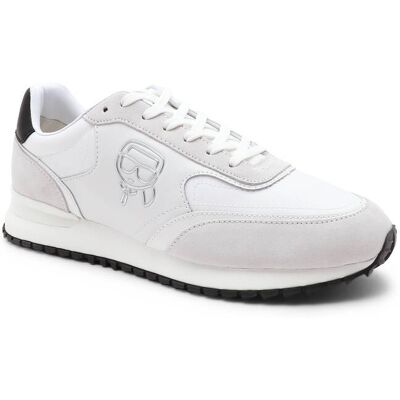 Karl Lagerfeld Skórzane sneakersy VELOCITOR II Plexikonic biały 44 Karl Lagerfeld Skórzane sneakersy VELOCITOR II Plexikonic biały 44