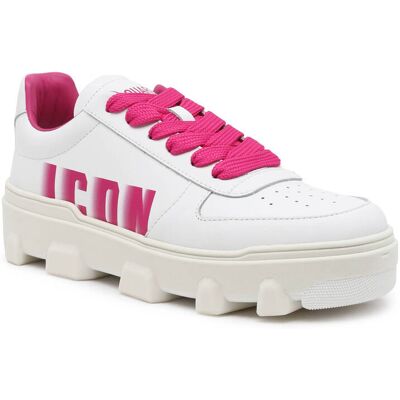 Dsquared2 Skórzane sneakersy biały 39 Dsquared2 Skórzane sneakersy biały 39