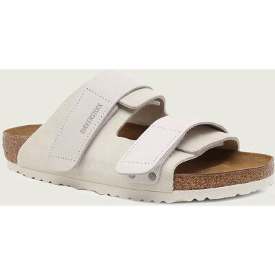 Birkenstock Klapki Uji zamsz regular fit ecru 43 Birkenstock Klapki Uji zamsz regular fit ecru 43