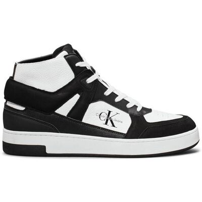 Calvin Klein Jeans Skórzane sneakersy czarny 45 Calvin Klein Jeans Skórzane sneakersy czarny 45