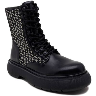 Pepe Jeans London Botki YOKO JACQUARD czarny 37 Pepe Jeans London Botki YOKO JACQUARD czarny 37