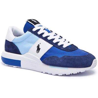 Polo Ralph Lauren Sneakersy TRAIN z dodatkiem skóry niebieski 41 Polo Ralph Lauren Sneakersy TRAIN z dodatkiem skóry niebieski 41