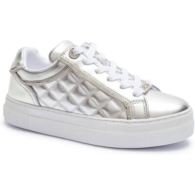 Guess Sneakersy GRATEA srebrny 39 Guess Sneakersy GRATEA srebrny 39
