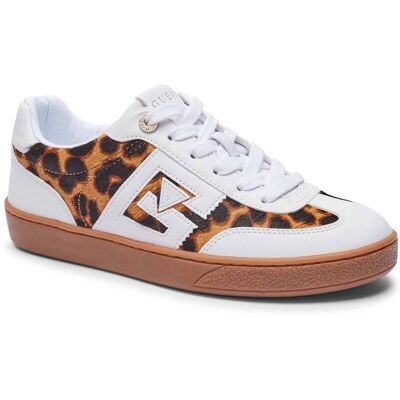 Guess Sneakersy NOCHEE2 z dodatkiem skóry brązowy 39 Guess Sneakersy NOCHEE2 z dodatkiem skóry brązowy 39