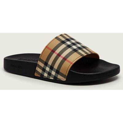 Burberry Klapki New Furley beżowy 41 Burberry Klapki New Furley beżowy 41