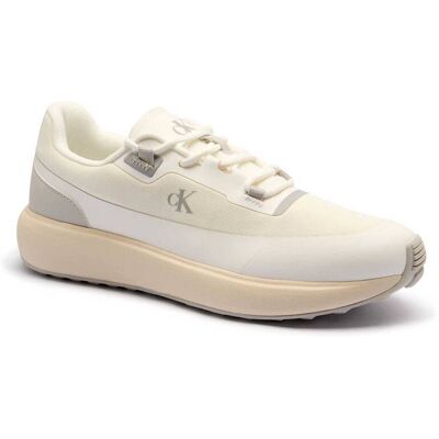 Calvin Klein Jeans Sneakersy ATHLEISURE RUNNER ecru 43 Calvin Klein Jeans Sneakersy ATHLEISURE RUNNER ecru 43