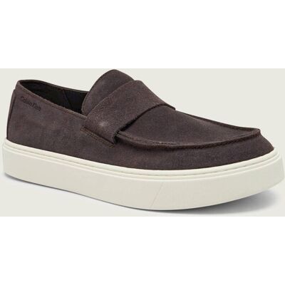 Calvin Klein Loafersy zamsz grafitowy 43 Calvin Klein Loafersy zamsz grafitowy 43