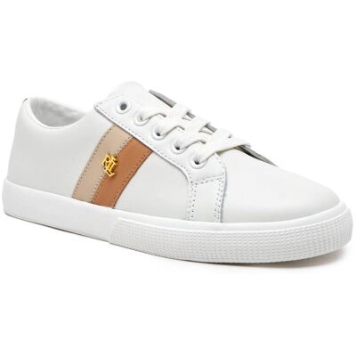 Polo Ralph Lauren LAUREN RALPH LAUREN Skórzane sneakersy JANSON II biały 36 Polo Ralph Lauren LAUREN RALPH LAUREN Skórzane sneakersy JANSON II biały 36