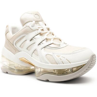 Michael Kors Skórzane sneakersy OLYMPIA SPORT biały 41 Michael Kors Skórzane sneakersy OLYMPIA SPORT biały 41