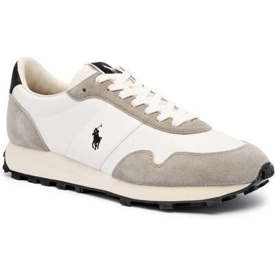 Polo Ralph Lauren Skórzane sneakersy szary 40 Polo Ralph Lauren Skórzane sneakersy szary 40
