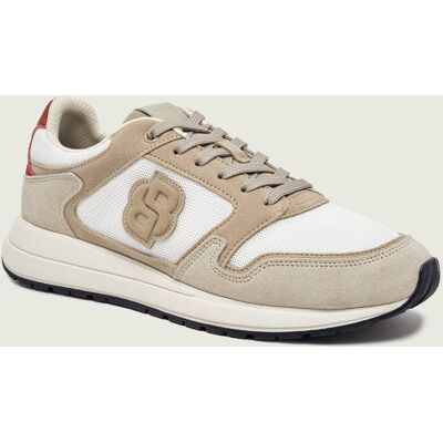 Boss BLACK Sneakersy Vinston_Runn_sdmeBB zamsz beżowy 45 Boss BLACK Sneakersy Vinston_Runn_sdmeBB zamsz beżowy 45