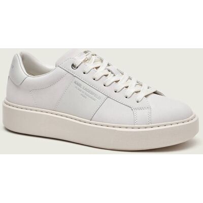 Karl Lagerfeld Skórzane sneakersy MAXI KUP ecru 41 Karl Lagerfeld Skórzane sneakersy MAXI KUP ecru 41