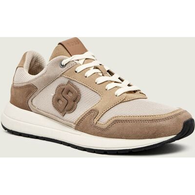 Boss BLACK Sneakersy Vinston_Runn_sdmeBB zamsz beżowy 41 Boss BLACK Sneakersy Vinston_Runn_sdmeBB zamsz beżowy 41