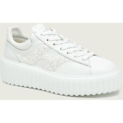 Hogan Skórzane sneakersy H-STRIPES biały 39 Hogan Skórzane sneakersy H-STRIPES biały 39