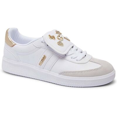 Guess Sneakersy OLEEZA2 zamsz biały 36 Guess Sneakersy OLEEZA2 zamsz biały 36