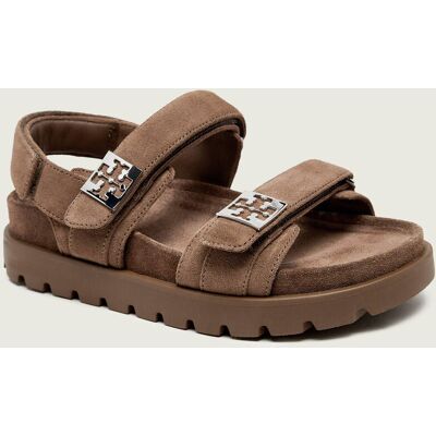 TORY BURCH Sandały MELLOW SPORT zamsz brązowy 41 TORY BURCH Sandały MELLOW SPORT zamsz brązowy 41