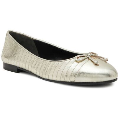 TORY BURCH Baleriny srebrny 37 TORY BURCH Baleriny srebrny 37