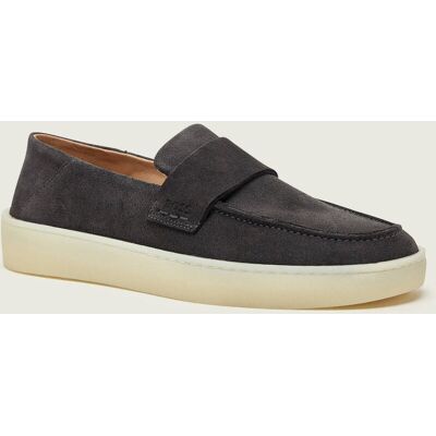 Boss BLACK Loafersy Randal zamsz szary 45 Boss BLACK Loafersy Randal zamsz szary 45