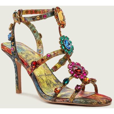Kurt Geiger Sandały na szpilce JEWEL GLADIATOR multikolor 39 Kurt Geiger Sandały na szpilce JEWEL GLADIATOR multikolor 39