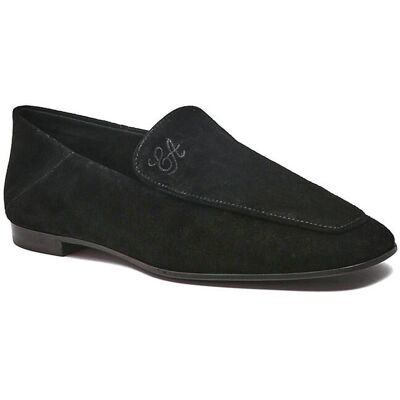 Giorgio Armani Emporio Armani Mokasyny zamsz czarny 36 Giorgio Armani Emporio Armani Mokasyny zamsz czarny 36