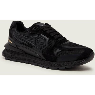 Philipp Plein Sneakersy Runner TITAN EDGE zamsz czarny 42 Philipp Plein Sneakersy Runner TITAN EDGE zamsz czarny 42