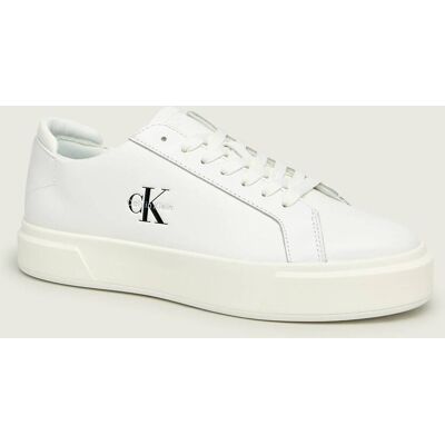 Calvin Klein Skórzane sneakersy BASKET biały 42 Calvin Klein Skórzane sneakersy BASKET biały 42