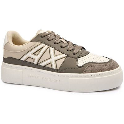 Giorgio Armani Exchange Sneakersy zamsz beżowy 37 Giorgio Armani Exchange Sneakersy zamsz beżowy 37