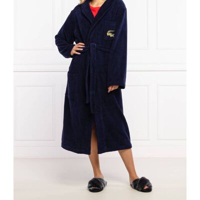 Lacoste HOME Szlafrok Regular Fit granatowy S Lacoste HOME Szlafrok Regular Fit granatowy S