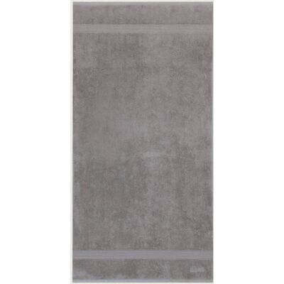Boss Srebrny bawełniany ręcznik kąpielowy - Bath Towel Boss Srebrny bawełniany ręcznik kąpielowy - Bath Towel