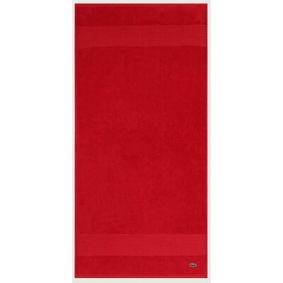 Lacoste HOME Ręcznik do rąk LLECROCO 50 x 100 cm czerwony OS Lacoste HOME Ręcznik do rąk LLECROCO 50 x 100 cm czerwony OS