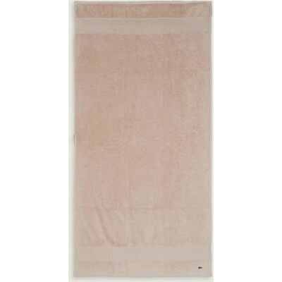 Lacoste HOME Ręcznik kąpielowy LLECROCO 70 x 140 cm beżowy OS Lacoste HOME Ręcznik kąpielowy LLECROCO 70 x 140 cm beżowy OS