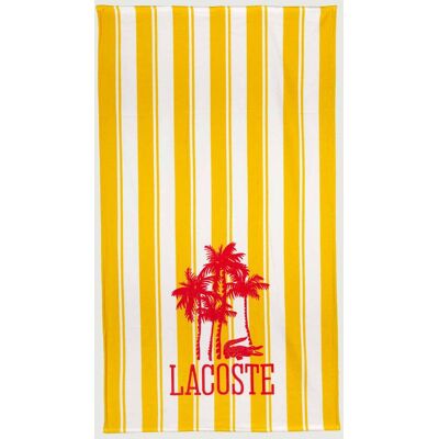 Lacoste HOME Ręcznik plażowy FANCY 100 x 170 cm żółty OS Lacoste HOME Ręcznik plażowy FANCY 100 x 170 cm żółty OS