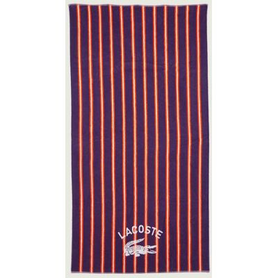 Lacoste HOME Ręcznik plażowy Sunstripe 90 x 160 cm fioletowy OS Lacoste HOME Ręcznik plażowy Sunstripe 90 x 160 cm fioletowy OS