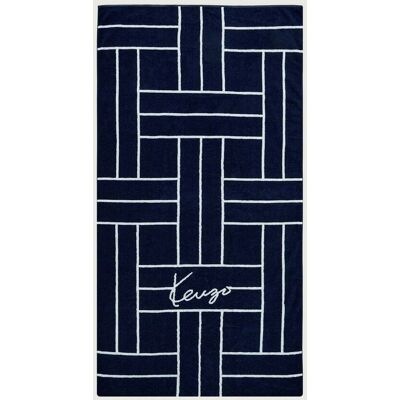 Kenzo Home Ręcznik plażowy KTATAMI 90 x 170 cm granatowy OS Kenzo Home Ręcznik plażowy KTATAMI 90 x 170 cm granatowy OS