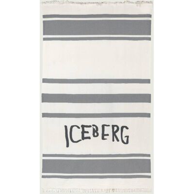 Iceberg Ręcznik plażowy 96 x 164 cm czarny OS Iceberg Ręcznik plażowy 96 x 164 cm czarny OS