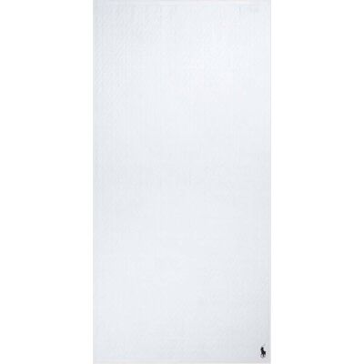Polo Ralph Lauren Home Ręcznik kąpielowy CABLE 90 x 180 cm biały OS Polo Ralph Lauren Home Ręcznik kąpielowy CABLE 90 x 180 cm biały OS