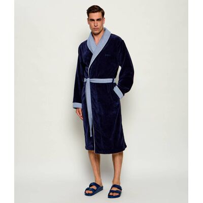 Boss BLACK Szlafrok LORD Regular Fit granatowy L Boss BLACK Szlafrok LORD Regular Fit granatowy L