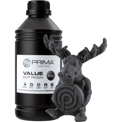 Prima Creator Value Line UV/DLP Żywica - Czarna - 1000ml - Żywica Prima Creator Value Line UV/DLP Żywica - Czarna - 1000ml - Żywica