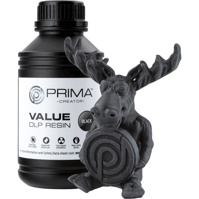 Primacreator Value Uv / Dlp Resin - 500 G - Black Primacreator Value Uv / Dlp Resin - 500 G - Black